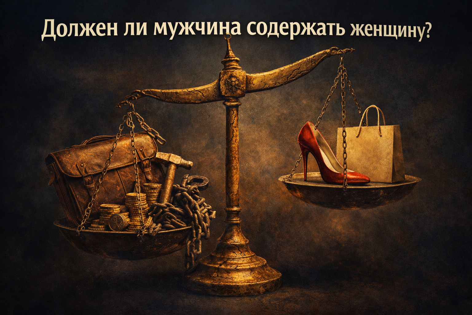 Должен ли мужчина содержать женщину?