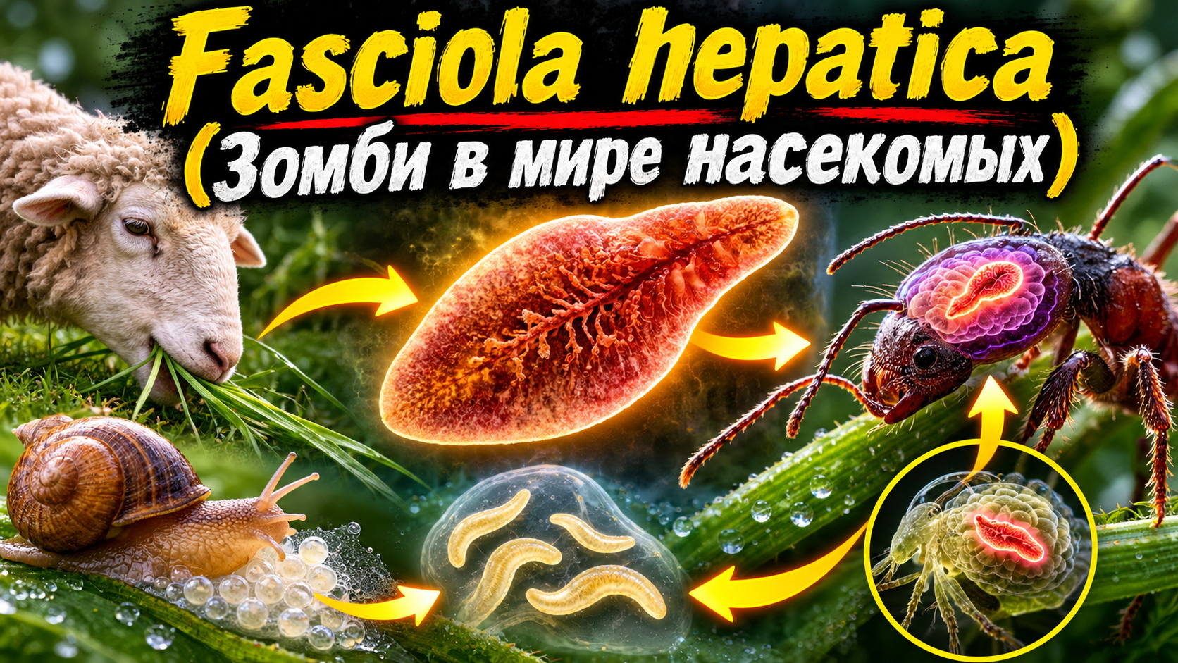 Fasciola hepatica (Зомби в мире насекомых)