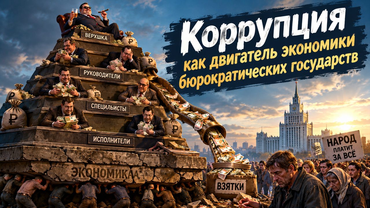 Коррупция как двигатель экономики бюрократических государств
