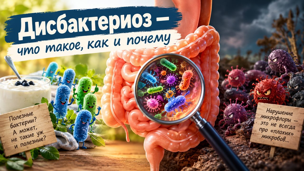 Дисбактериоз - что такое, как и почему