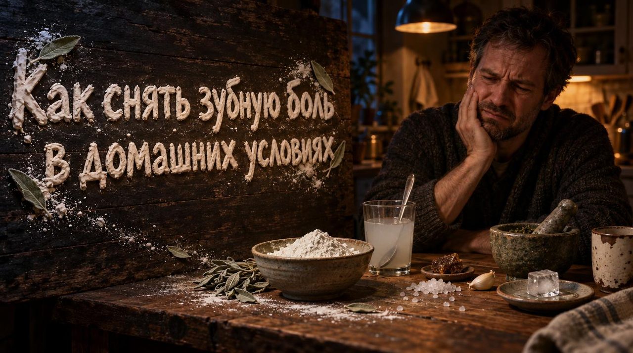 Как снять зубную боль в домашних условиях